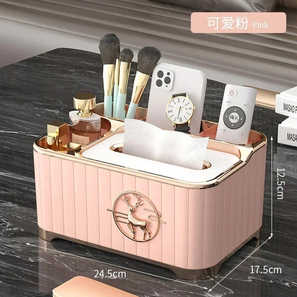 Remote Control Dining Table Storage Box, Desktop Tissue Box, Household Paper Box