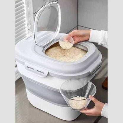 Rice Storage Container Rice Bucket Cereal Dispenser Tank