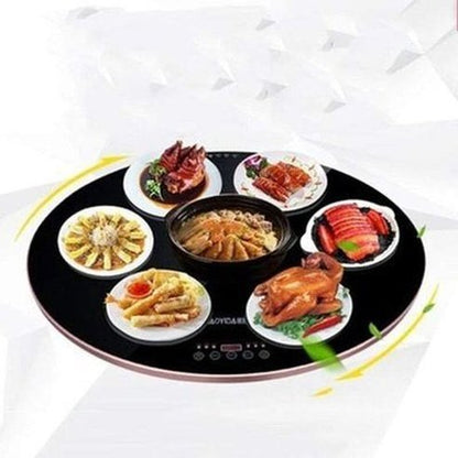 Rotating Food Insulation Plate Heating Board