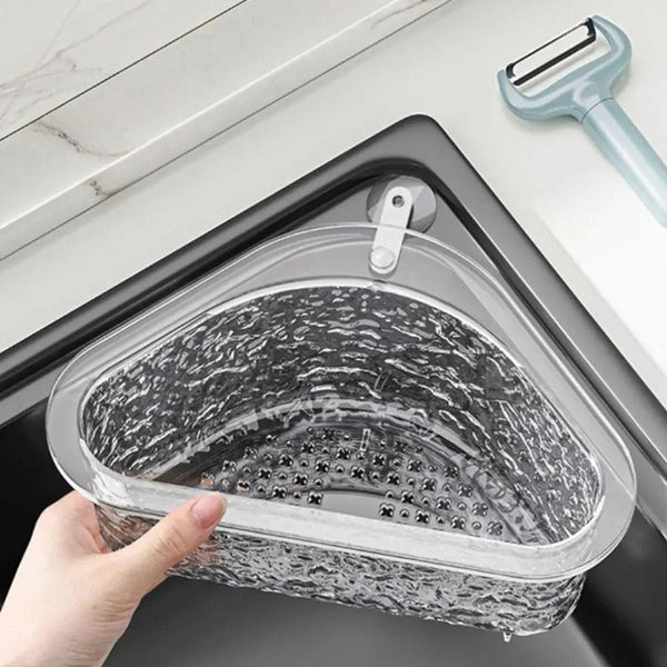 Portable Triangle Sink Drain Basket