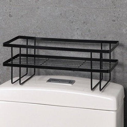 Free Punching Double-layer Over Toilet Rack 