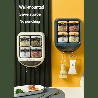 Wall-Mounted Seasoning Box