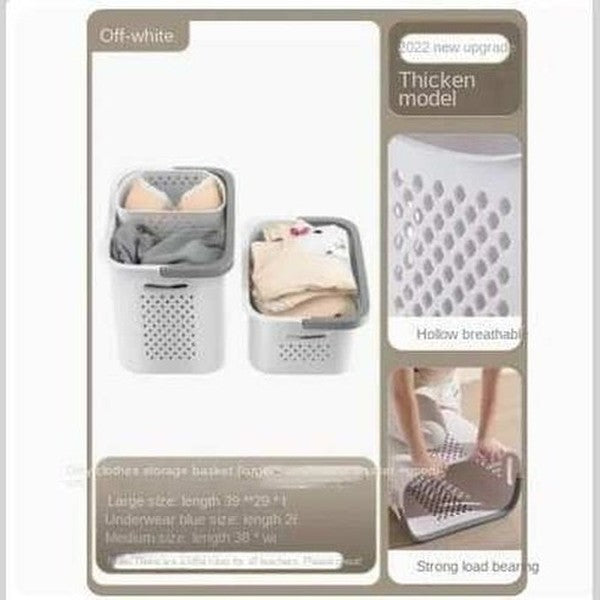 Laundry Basket partition for dirty clothes