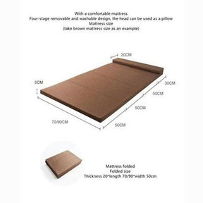 Expandable Durable Pressboard Cardboard Bed Creative Kraft Paper Folding Bed Bedroom Furniture Single Folding Guest Bed Folding Bed With Thick Memory Foam