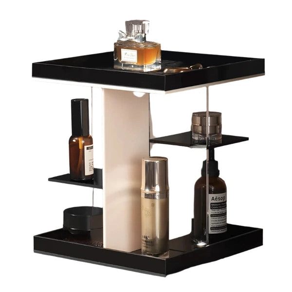 Acrylic Cosmetic Organizer Box, Rotatable Bathroom Storage Rack