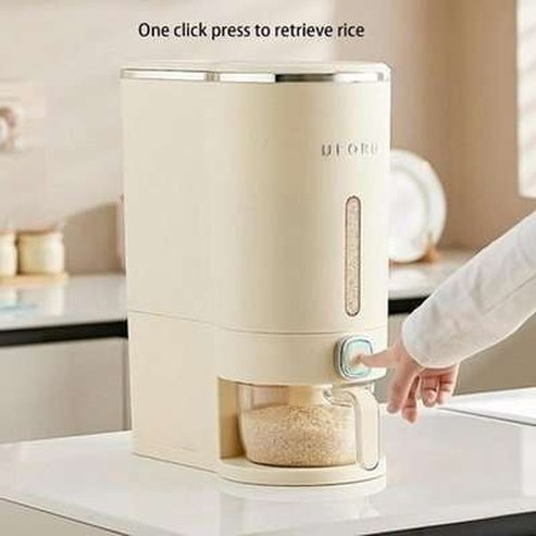 Large Capacity Sealed Rice Storage Dispenser Box 