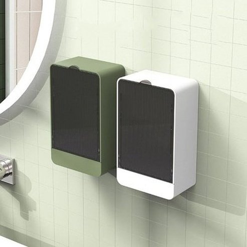 Wall Mounted Flap Type Luxury Lightweight Soap Box Punch-Free Bathroom Storage Rack Portable Soap Dish with Detachable Drawer