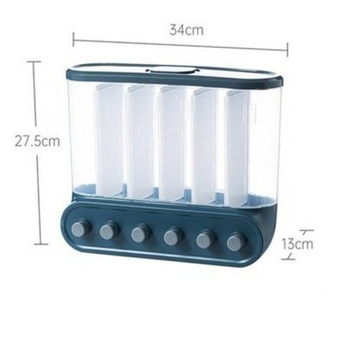 Moisture-proof sealed rice dispenser storage box. Food Grain Storage Box Sealed Rice Buckets Wall Mounted Storage Tank. Food Storage: Food Storage Containers.