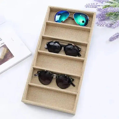Velvet 6 Grids Sunglasses Display Box