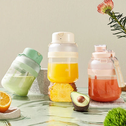 Electric Juicer Portable Fruit Juice Cup Wireless Smoothie Blender Fruit Mixers