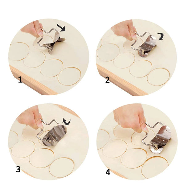 Stainless Steel Dough Circle Roller Machine