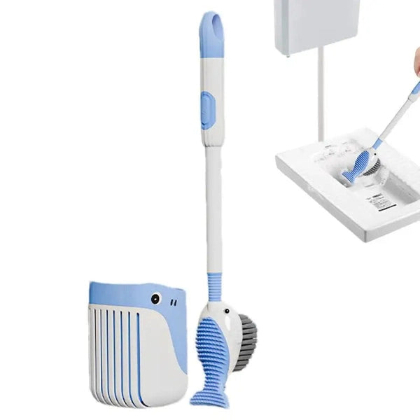 Long Handle Toilet Brush with Soap Dispenser