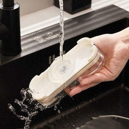 Anti-blocking Suction Cup Kitchen Sink Filter Rack