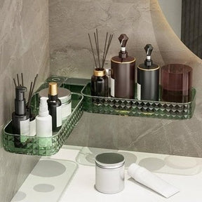 Acrylic Punch-Free Corner Shampoo Shower Storage Rack