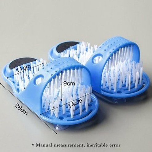 Shower Foot Scrubber Massager Cleaner Spa Exfoliating Washer Wash Slipper Tools Bathroom Bath Foot Brushes Remove Dead Skin. Type: Bathroom Accessories
