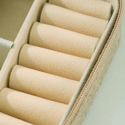 Keep your jewelry organized and protected on the go with this pack of 2 stylish travel jewelry boxes. Perfect for gifting and everyday use, these boxes are compact.