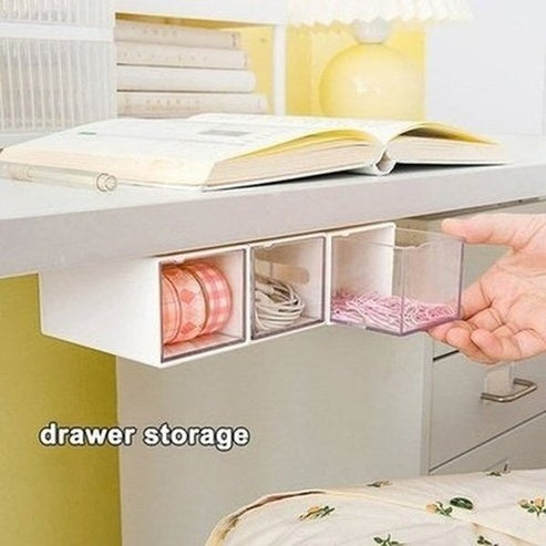 wall mounted storage box bathroom swabs jewelry organizer box home office sundries clips hairpin drawer. storage and organization: household storage containers.