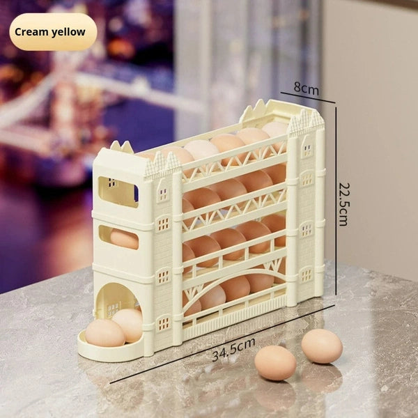 Sliding Egg Storage Bins for Refrigerator