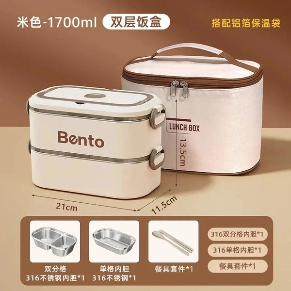 Stainless Steel Thermal Bento Lunch Box