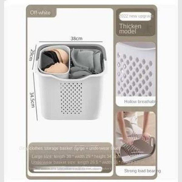 Laundry Basket partition for dirty clothes