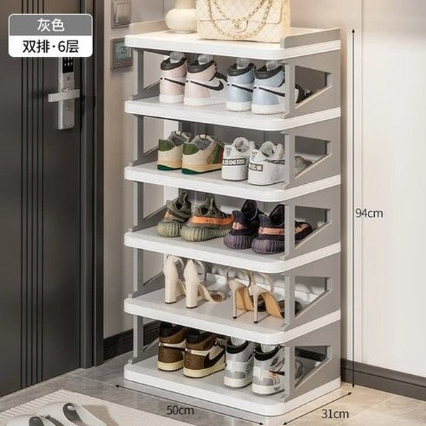 Modern Minimalist Layered Shoe Storage Organizer