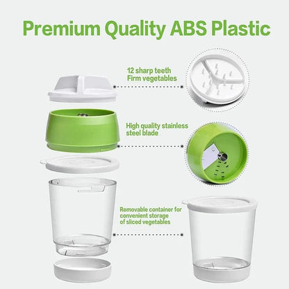 Manual Spiral Cutter Vegetable Cutter Vegetable Cutter