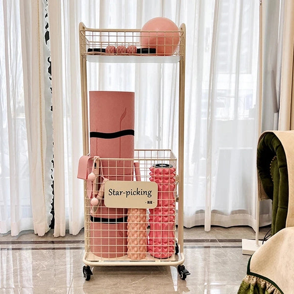Yoga Supplies Storage Rack – Household Sports Equipment