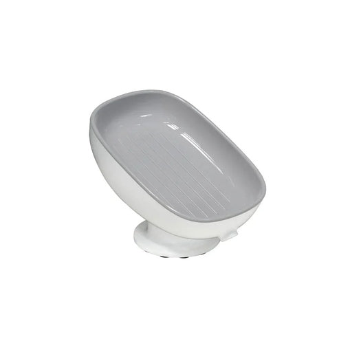 Super Suction Portable Self-Draining Soap Dish for Bathroom