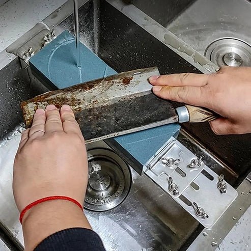 Adjustable Stainless Steel Sharpening Stone Holder