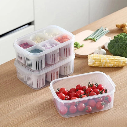 Refrigerator Food Storage Containers with Lids