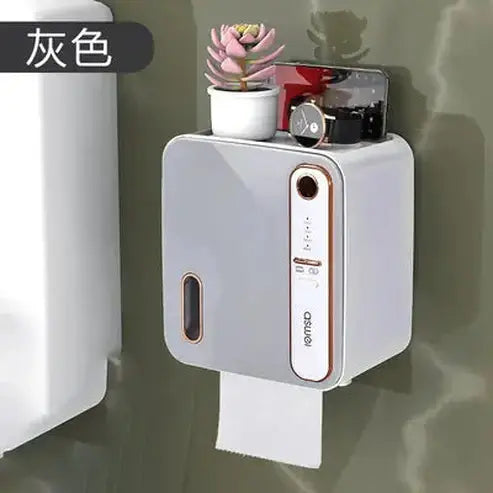 Aromatherapy Tissue Holder and Waterproof Toilet Paper Rack