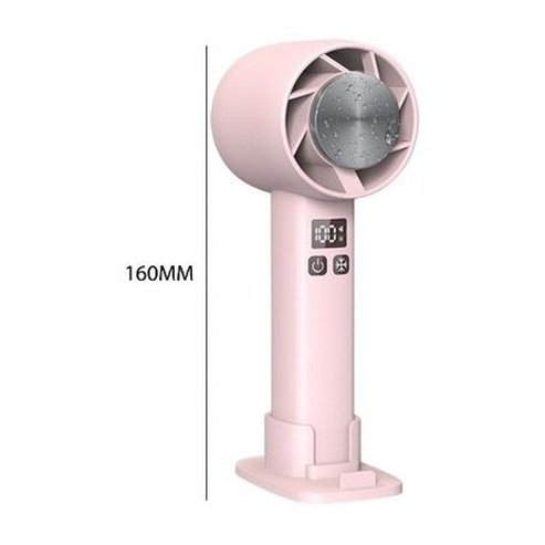 USB Portable Small Fan Digital Display 3W 1200/3600mAh Air Cooling Fan Mini 3-speed Wind Mute Detachable Base for Travel. Climate Control Appliances. Type: Fans.