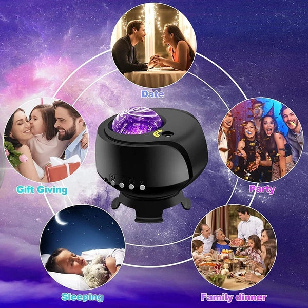 Color-Changing Galaxy Projector Night Light