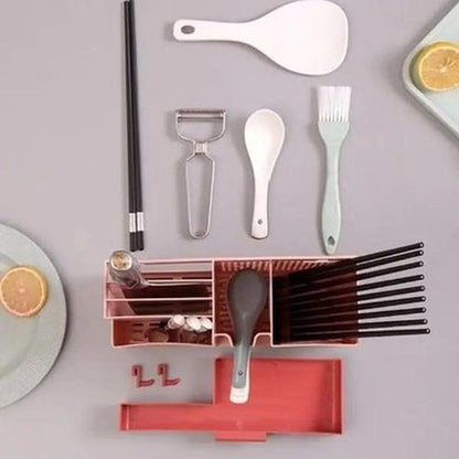 Drain Holder Organizer for kitchen utensils, knives, cutlery. Kitchen tools and utensils. Kitchen organizers. Kitchen Utensil Holders & Racks