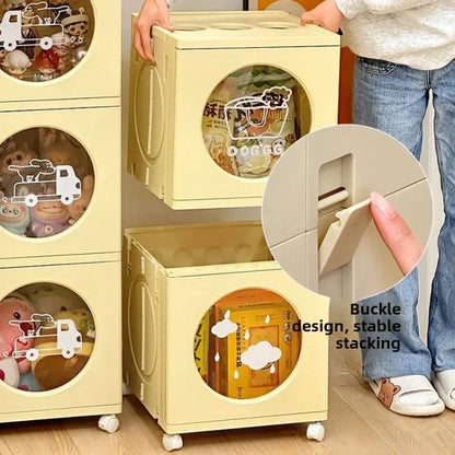 Folding Storage Cabinet, Toy and Snack Store Locker