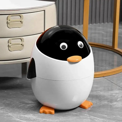 Cute Penguin Multiscenario Originality Practical Garbage Storage Bucket