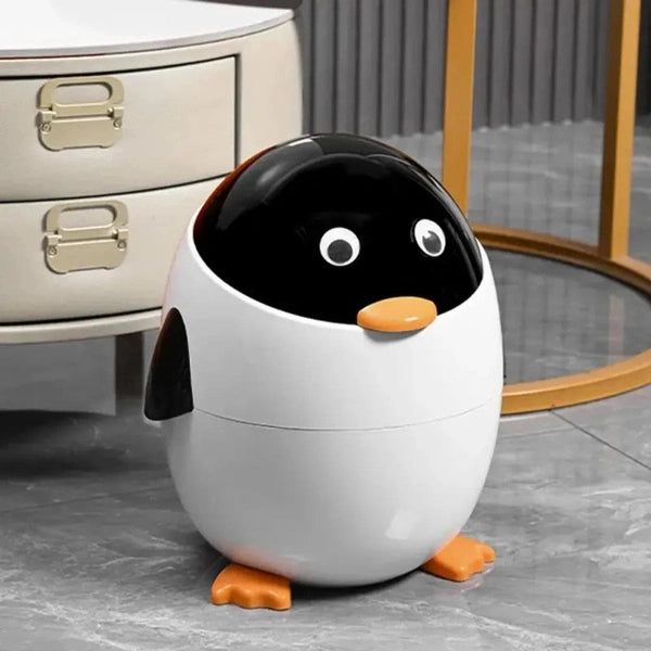 Cute Penguin Multiscenario Originality Practical Garbage Storage Bucket