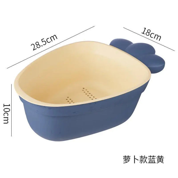 Double-Layer Kitchen Drain Basket