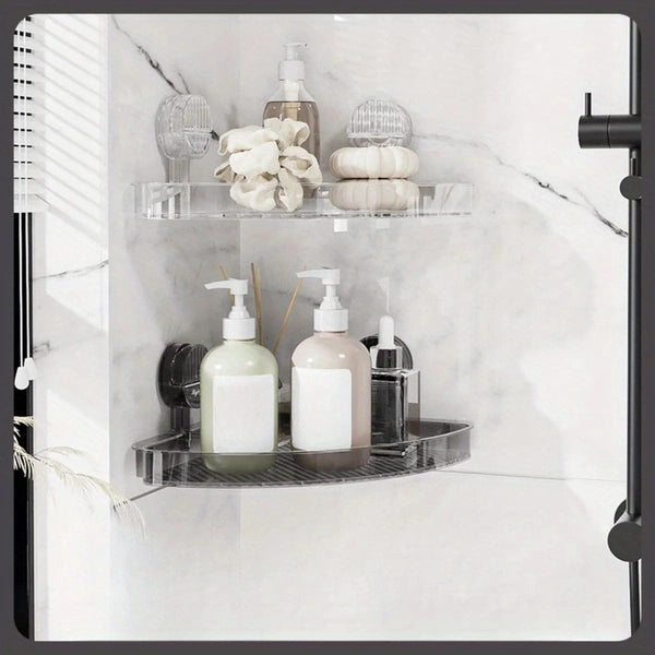 Triangle Corner Rack – Space-Saving Shower Caddy