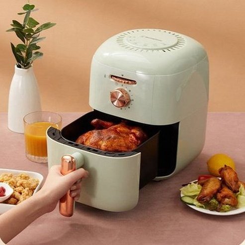 Air Fryer New Style Home Large Capacity Multi-function Fully Automatic Fully Automatic Chip Maker 3L Airfryer. Kitchen Appliances. Food Cookers and Steamers