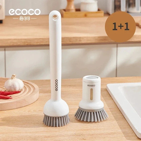 Ecoco Dish Cleaning Brushes, Long Kitchen Handle Household Cleaning Brush
