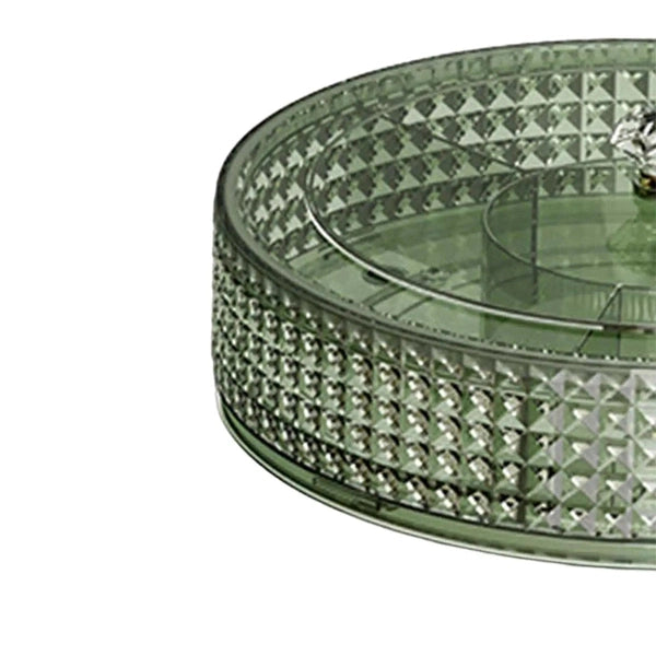 Green Serving Dish Snack Storage Tray