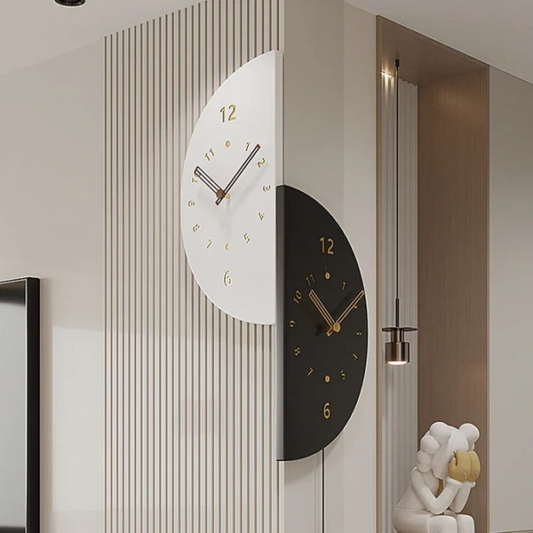 Minimalist Silent Wall Clock for Living Room