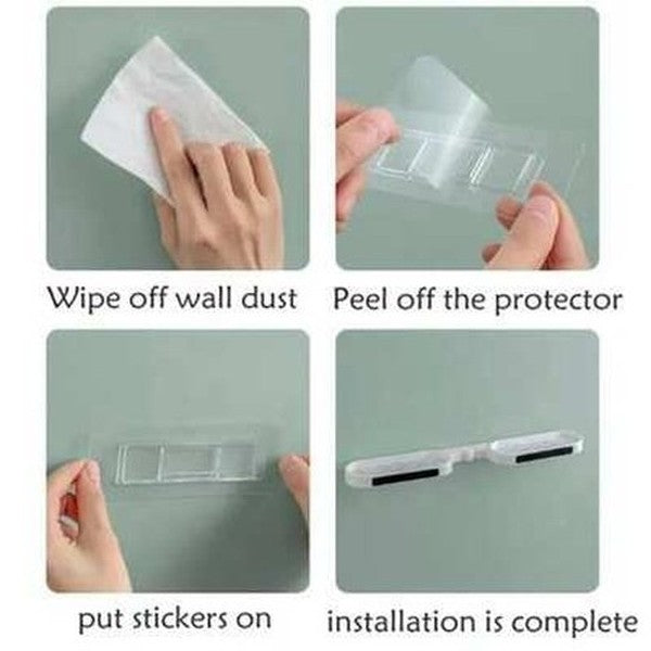 Punch-Free Bathroom Corner Rotating Shelf 