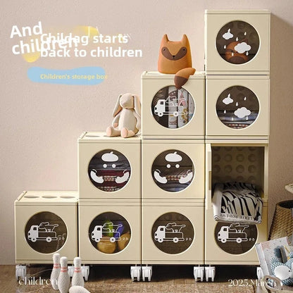 Folding Storage Cabinet, Toy and Snack Store Locker