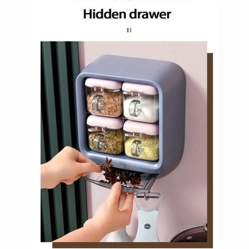 Wall-Mounted Seasoning Box