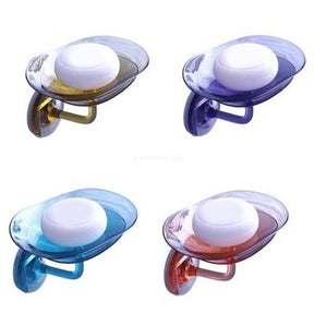 Wall-Mounted Flower Shape Soap Storage Dish Drain Soap Box Drain Free Punching Soap Drainage Rack. Bathroom Accessories. Type: Soap Dishes & Holders.