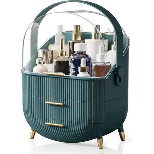 Light Luxury 3-Layer Makeup Organizer