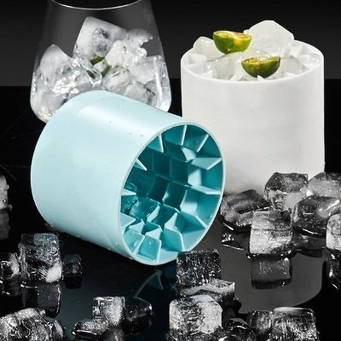 Ice tray, ice cube mold, food grade tray, quick freezing silicone ice maker, creative design, ice cubes, whiskey, beer. Product Type: Ice Cube Trays & Molds.