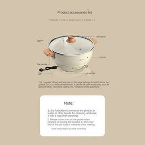 Bear Electric Hot Electric Boiling Pot 5 Liters Capacity Mandarin Duck Adjustable Fire Power Hotpot Cooker Cooking Pot. Cookware. Type: Casserole Dishes.
